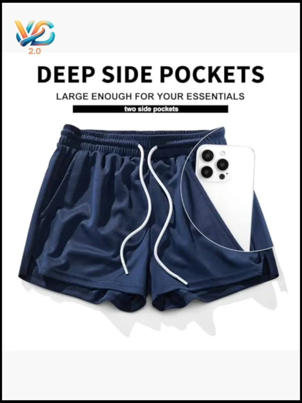 Mens Mesh Running Shorts 3 Inch Quick Dry Lightweight with Pockets Athletic
